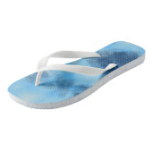 Tongs Résumé de Nuage Bleu (Incliné)