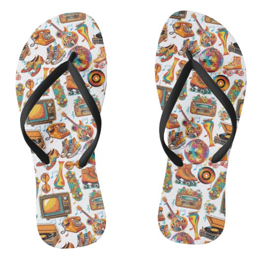 Tongs Retro Beat Patternx4 (Semelle)