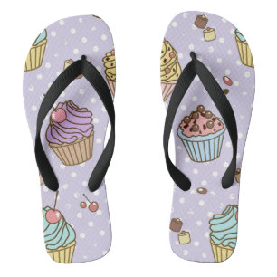 Tongs Rétro motif de bonbons