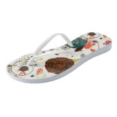 Tongs Rétro motif floral 2 2 (Incliné)