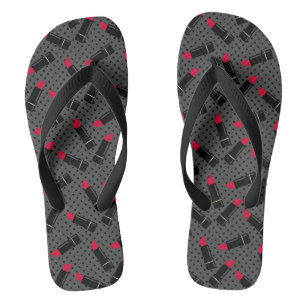 Tongs Rétro, rouge à lèvres