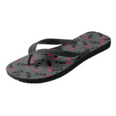 Tongs Rétro, rouge à lèvres (Incliné)