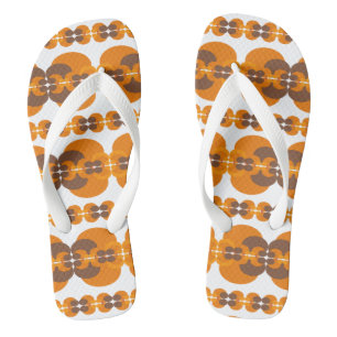 Tongs Rétro Super 60's 70's Motif Bubbles