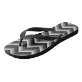 Tongs Rétro zigzag Chevron de motif (Incliné)