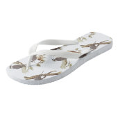 Tongs Rire Kookaburra Eucalyptus d'oiseaux australiens (Incliné)