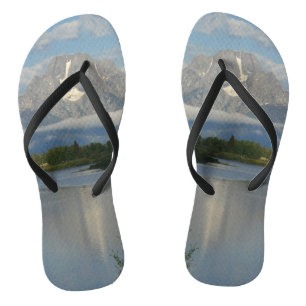 Tongs Rivière Jackson Hole au parc national de Grand Tet