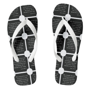Tongs Romans 1:25 Citation Verse De La Bible W/B Tout-En