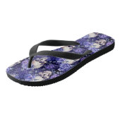 Tongs Rosas violetas con calaveras (Incliné)