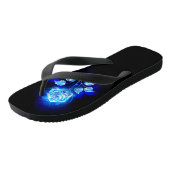 Tongs Rose bleu brûlant (Incliné)