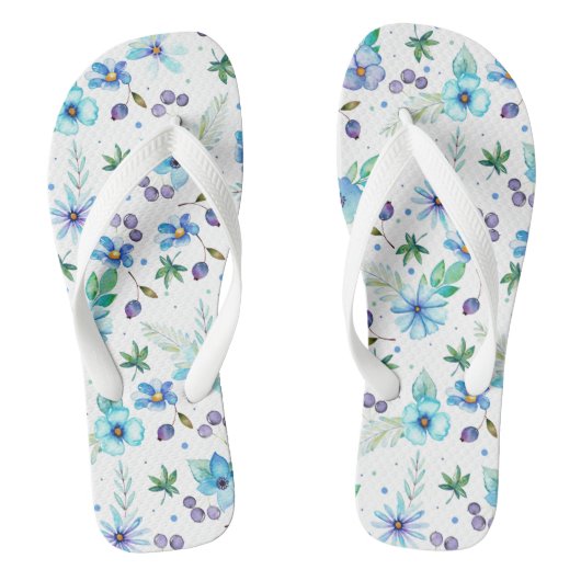 Tongs Rose bleue (Semelle)
