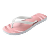 Tongs Rose glamour Modèle or tendance moderne  (Incliné)