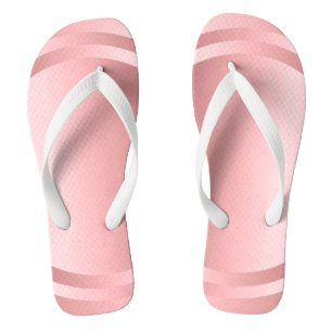 Tongs Rose Gold Glamor Modèle tendance moderne élégant