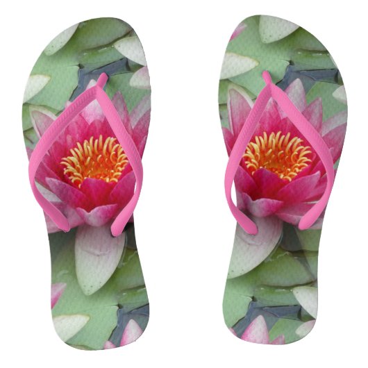 Tongs Rose Lotus Water Lily (Semelle)