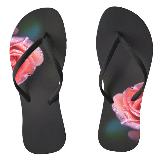 Tongs Rose rose avec rosée (Semelle)