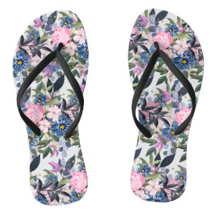 Tongs Roses forestiers