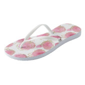 Tongs Roses roses (Incliné)