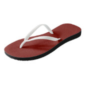 Tongs Rouge grange (couleur solide) (Incliné)