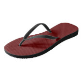 Tongs Rouge sanguin (couleur solide) (Incliné)