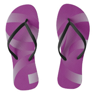Tongs Rubans magenta