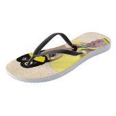 Tongs Rupydetequila Chaussure Illustrations Originales (Incliné)
