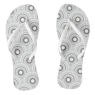 Tongs Saint Jacques Noir Blanc Noir