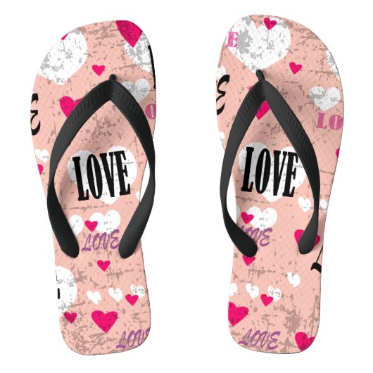 Tongs Saint Valentin Amour (Semelle)