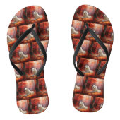 Tongs Samoyé en automne Leaves Fall Inspire (Semelle)