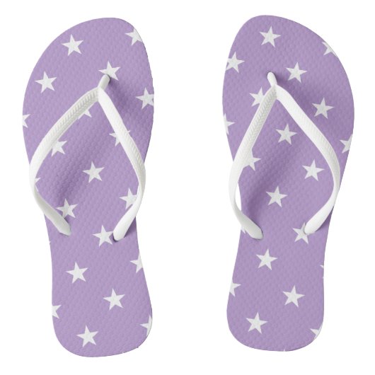 Tongs Sandales à étoiles violettes (Semelle)