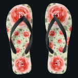 Tongs Sandales à fleurs rouges sur pois blancs et lime<br><div class="desc">SANDALES POUR FEMMES ou HOMMES avec un design personnalisé d'un grand rose rouge sur fond vert lime à pois blancs - changez la couleur de fond si vous n'aimez pas le vert. Idéal pour la tenue de fête du KY Derby ! Nous avons une CHEMISE, une CRAVATE, un BANDO et...</div>