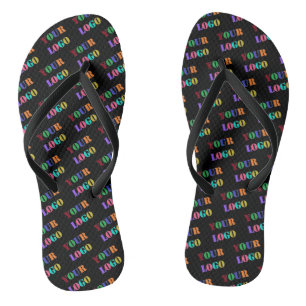 Tongs Sandales à logo d'entreprise personnalisé de votre
