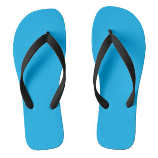 Tongs sandales à semelles compensées bleu vif avec des s