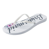 Tongs Sandales de mariée demoiselle d'honneur calligraph (Incliné)