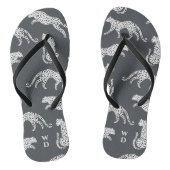 Tongs | Sandales de plage à motif guépard (Semelle)