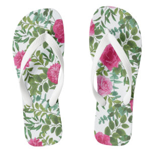 Tongs Sandales Flip-Flop Mariages rose vif