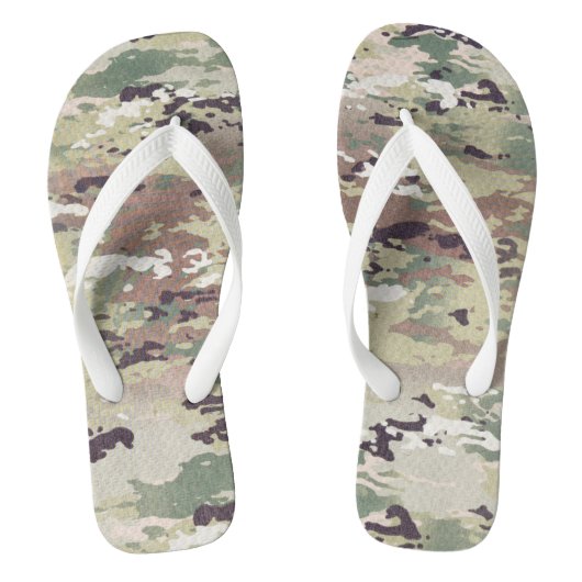 Tongs Sandales Flipflop personnalisées Armée OCP Camo Un (Semelle)