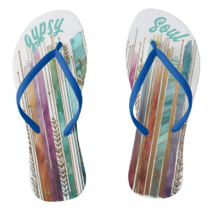 Tongs Sandales Tziganes. Boho Beachcomber