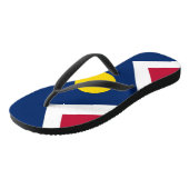 Tongs Sangles minces pour adultes avec Drapeau de Denver (Incliné)