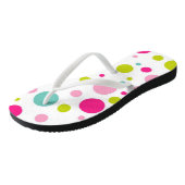 Tongs Sassy Summer Polka Dot Flip Flops (Incliné)