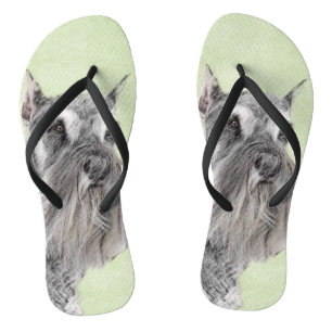 Tongs Schnauzer (Giant, Standard) Peinture - Chien Art
