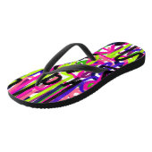 Tongs Scribbles en couleurs (Incliné)