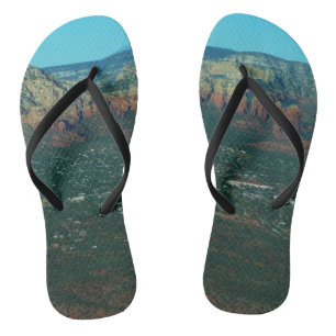 Tongs Sedona et Coffee Pot Rock vus d'en haut