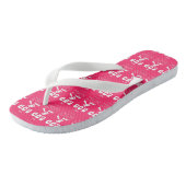 Tongs Seul Dieu peut me juger Pink Unisex (Incliné)