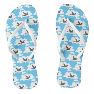 Tongs Silhouette d'oiseau volant