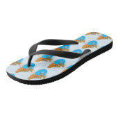 Tongs sirène à poil doré (Incliné)