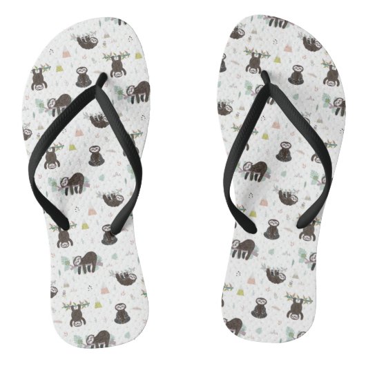 Tongs Sleepy Sweet Sloth Motif (Semelle)