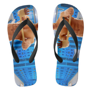 Tongs SlipperyJoe homme musclé torse nu abs poitrine sho