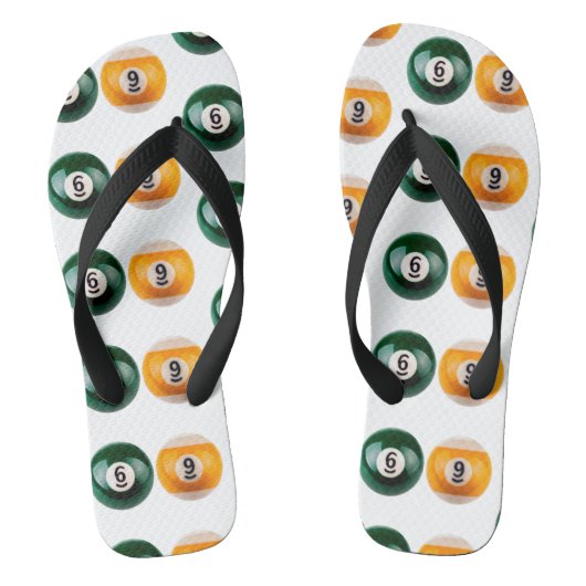 Tongs SlipperyJoe's 69 table de billard dur deux billiar (Semelle)