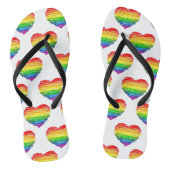 Tongs SlipperyJoe's orgueil griffé dessin en forme de co (Semelle)