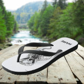 Tongs Snake Skull Flip-Flops – Gothic Tattoo Style Shoes