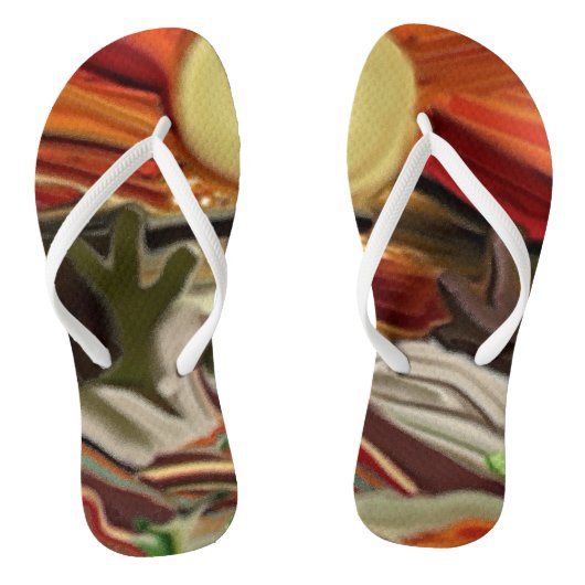 Tongs Southwestern Skies Art Abstrait (Semelle)